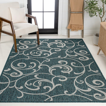 Maribel Traditional Classic All-Over Scroll Area Rug